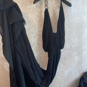 Saint Laurent maxi dress with slit